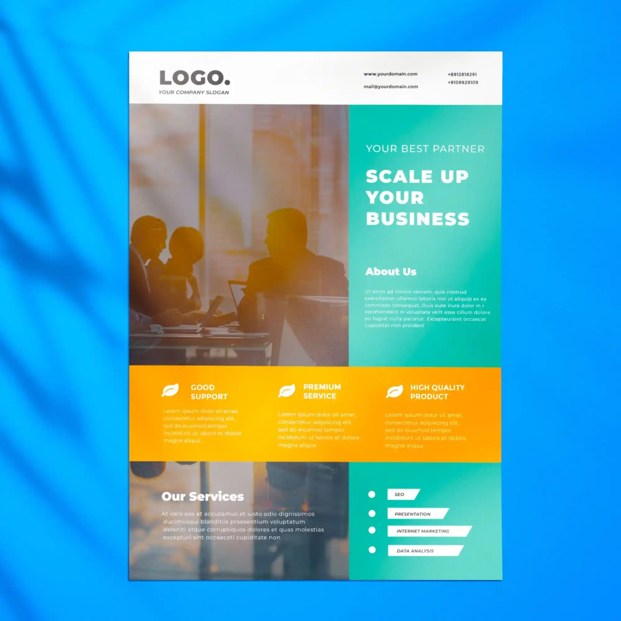 Custom Printed Silk Laminated Flyers on High Quality Materials 1 Custom Printed Silk Laminated Flyers on High Quality Materials 1