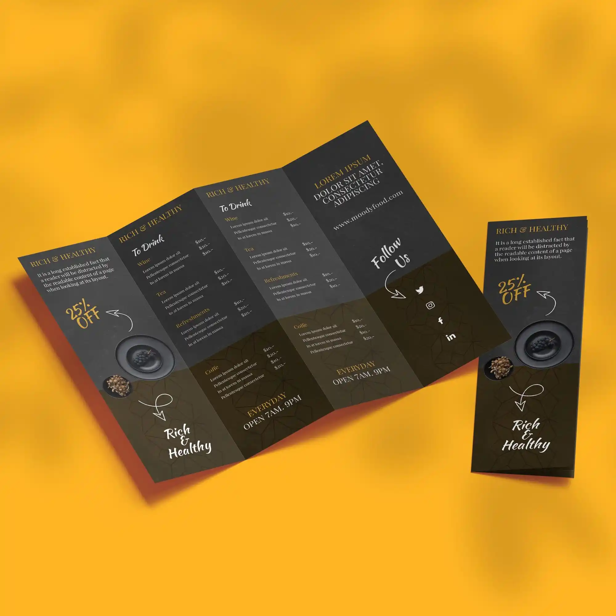 Custom Printed Specialty Folds Brochures on High Quality Materials 1 Custom Printed Specialty Folds Brochures on High Quality Materials 1