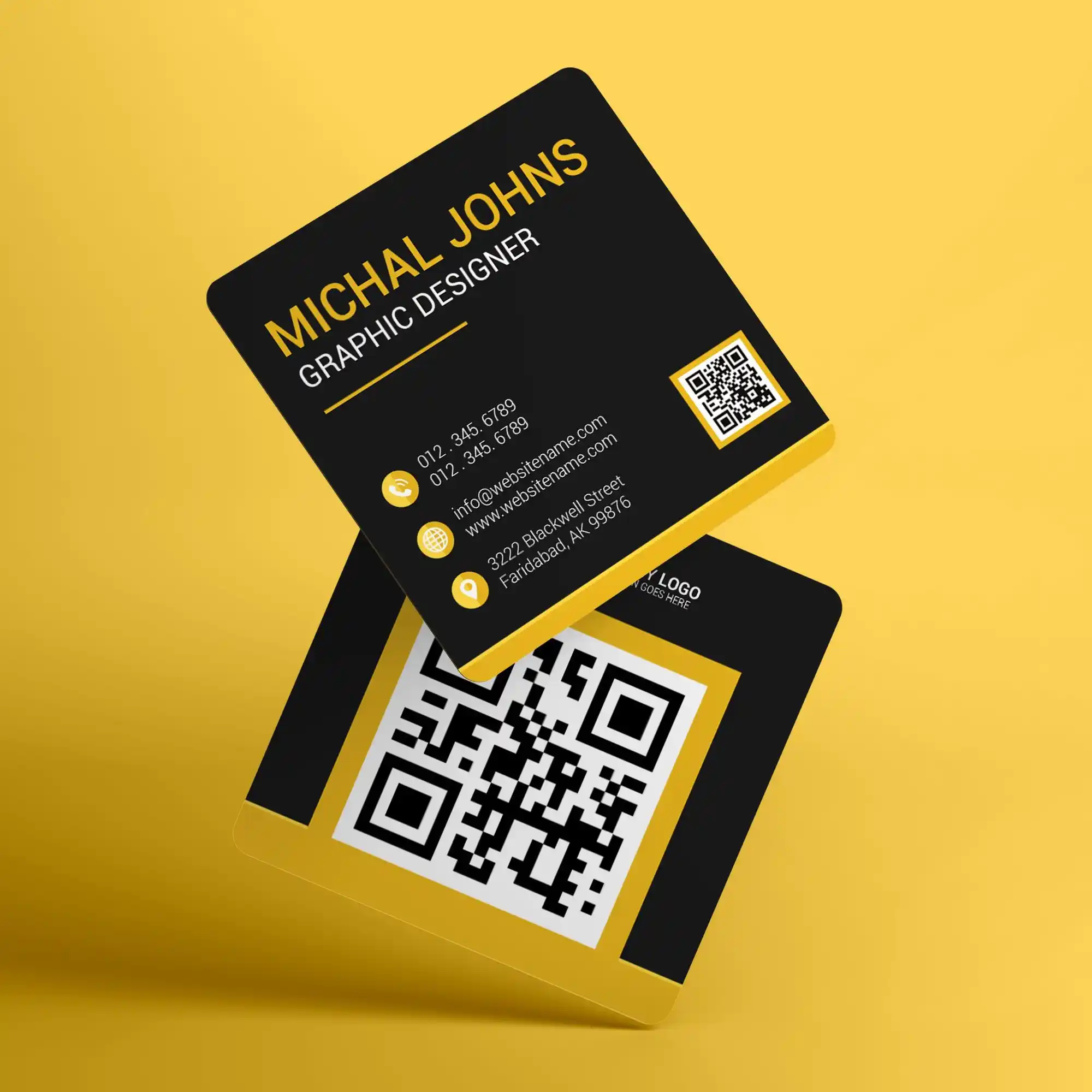 Custom Printed Square Business Cards on High Quality Materials 1 Custom Printed Square Business Cards on High Quality Materials 1