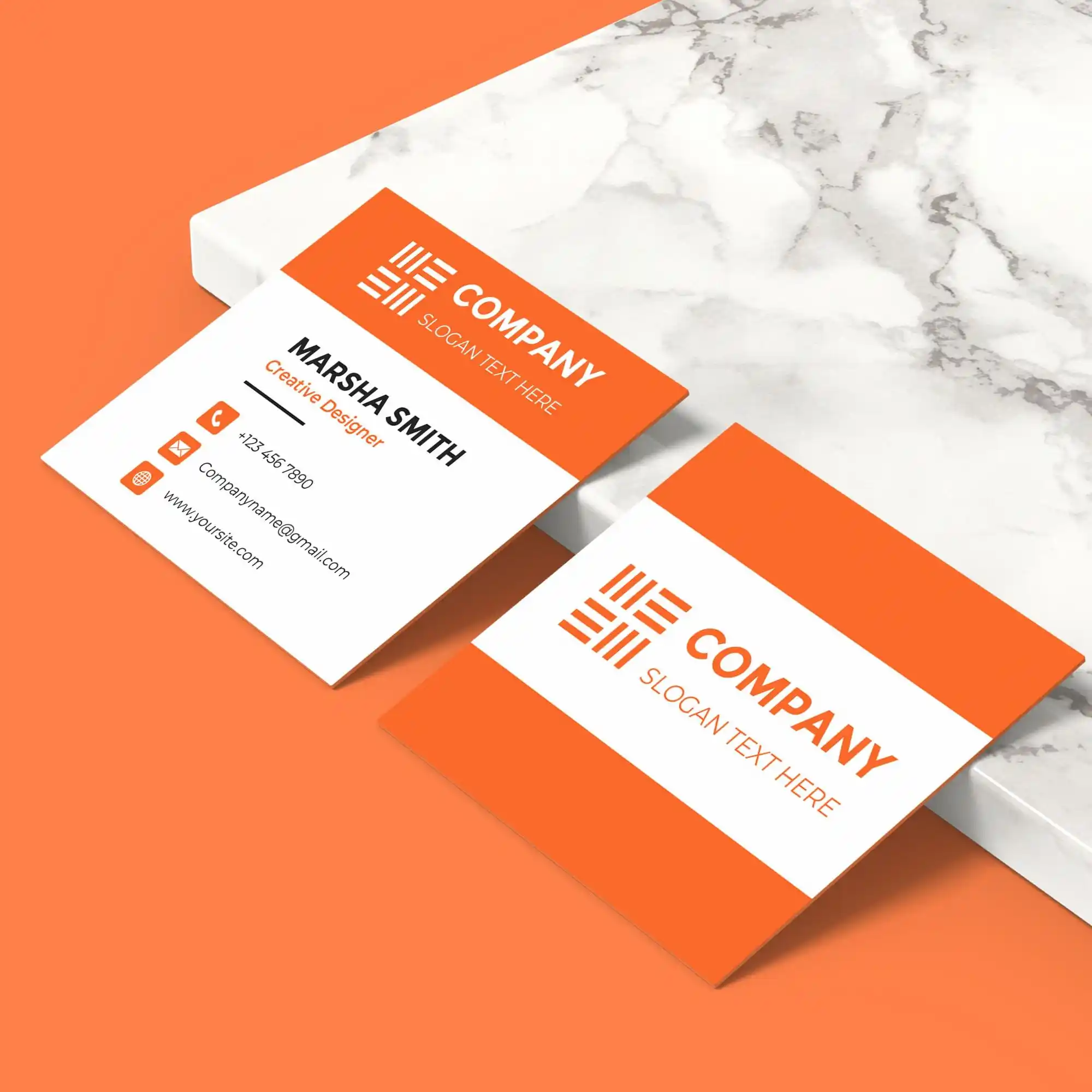 Custom Printed Square Business Cards on High Quality Materials 2 Custom Printed Square Business Cards on High Quality Materials 2