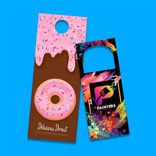 Custom Printed Standard Door Hangers on High Quality Materials 1 Custom Printed Standard Door Hangers on High Quality Materials 1