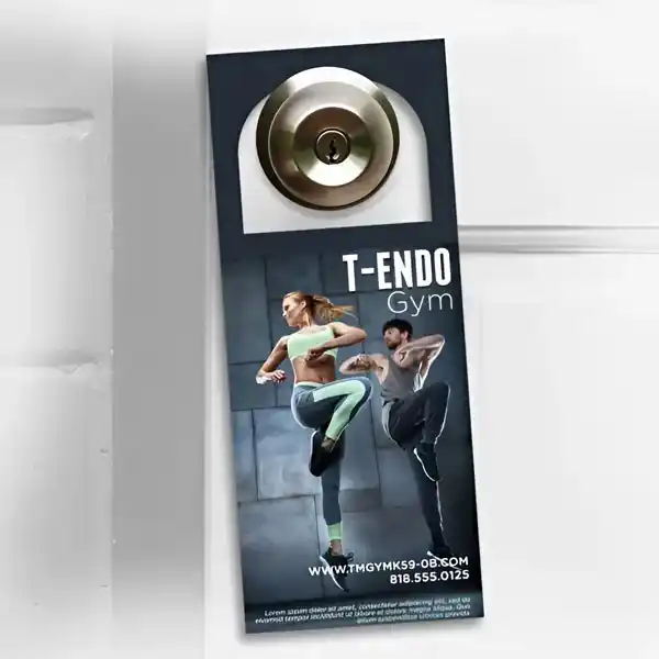 Custom Printed Standard Door Hangers on High Quality Materials 2 Custom Printed Standard Door Hangers on High Quality Materials 2