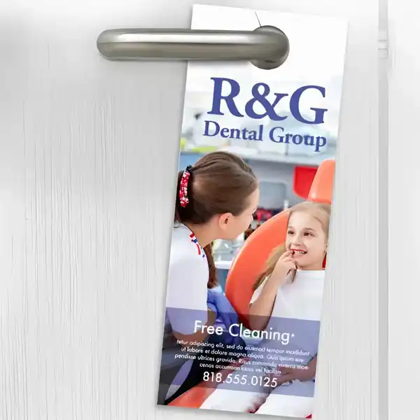 Custom Printed Standard Door Hangers on High Quality Materials 3 Custom Printed Standard Door Hangers on High Quality Materials 3
