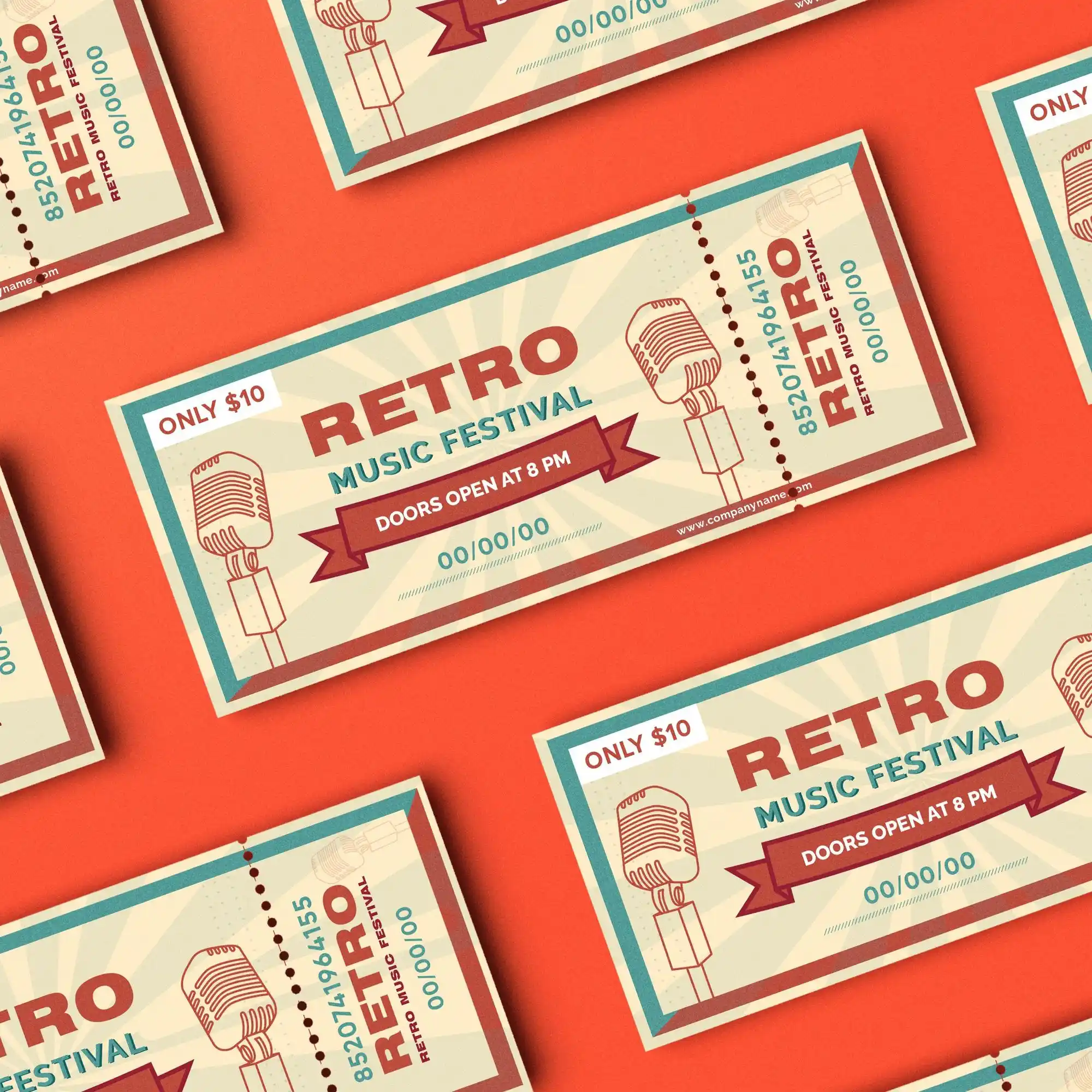 Custom Printed Standard Event Tickets on High Quality Materials 3 Custom Printed Standard Event Tickets on High Quality Materials 3