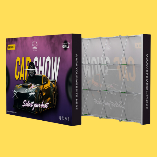 Custom Printed Standard Fabric Pop Up Displays on High Quality Materials 3 Custom Printed Standard Fabric Pop Up Displays on High Quality Materials 3