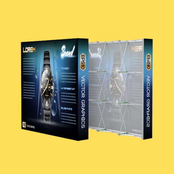 Custom Printed Standard Fabric Pop Up Displays on High Quality Materials 6 Custom Printed Standard Fabric Pop Up Displays on High Quality Materials 6