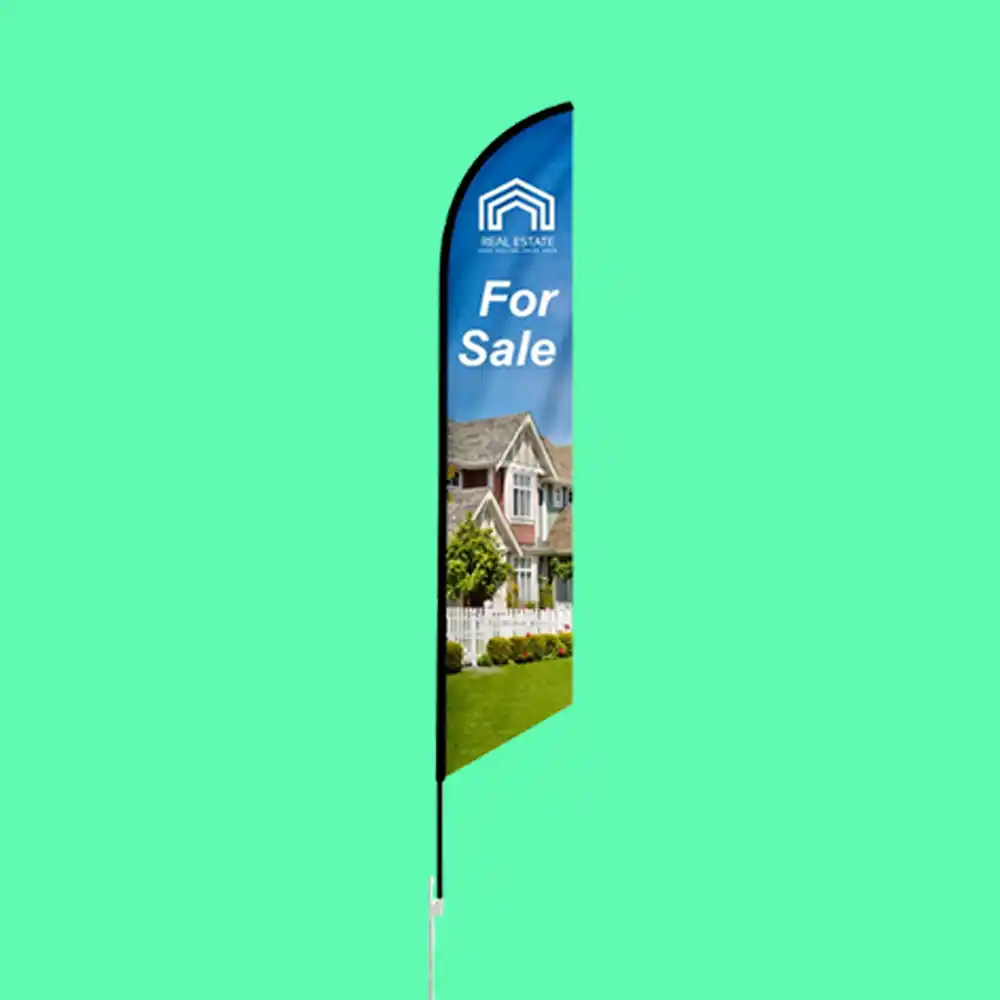 Custom Printed Standard Feather Flags on High Quality Materials 1 Custom Printed Standard Feather Flags on High Quality Materials 1