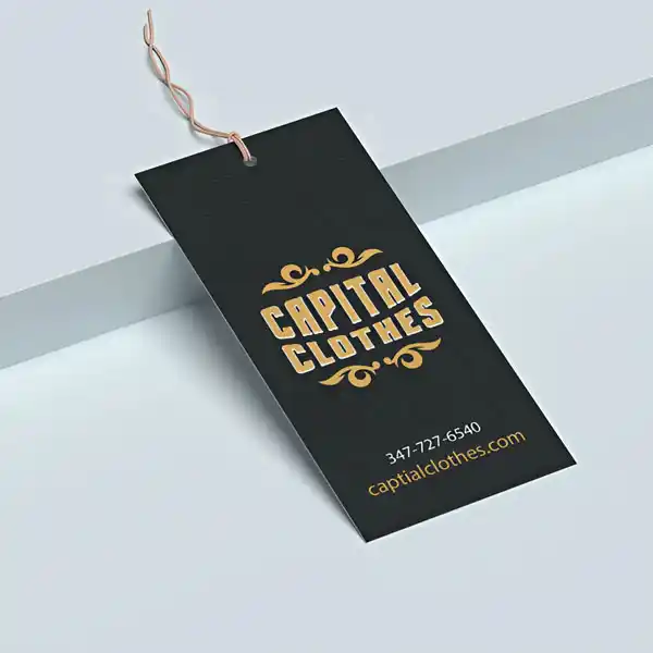 Custom Printed Standard Hang Tags on High Quality Materials 2 Custom Printed Standard Hang Tags on High Quality Materials 2