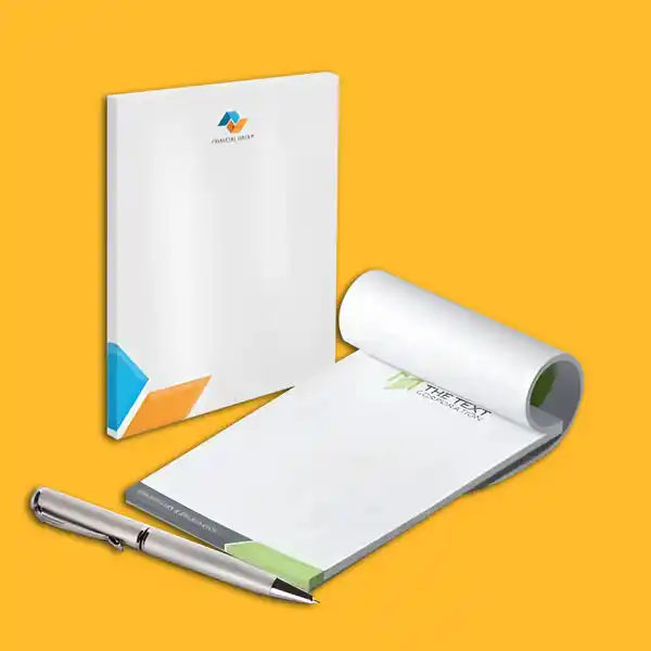 Custom Printed Standard Notepads on High Quality Materials 1 Custom Printed Standard Notepads on High Quality Materials 1