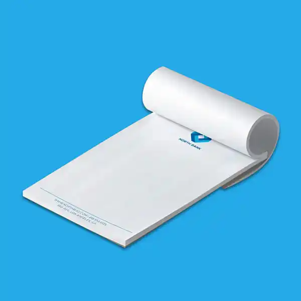 Custom Printed Standard Notepads on High Quality Materials 2 Custom Printed Standard Notepads on High Quality Materials 2