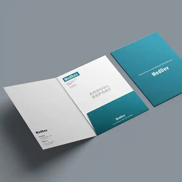 Custom Printed Standard Presentation Folders on High Quality Materials 2 Custom Printed Standard Presentation Folders on High Quality Materials 2