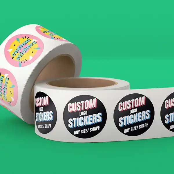 Custom Printed Stickers on a Roll on High Quality Materials 1 Custom Printed Stickers on a Roll on High Quality Materials 1