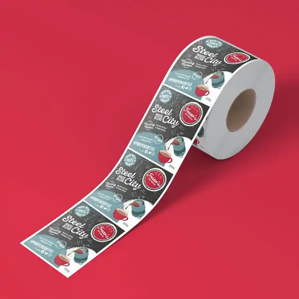 Custom Printed Stickers on a Roll on High Quality Materials 2 Custom Printed Stickers on a Roll on High Quality Materials 2