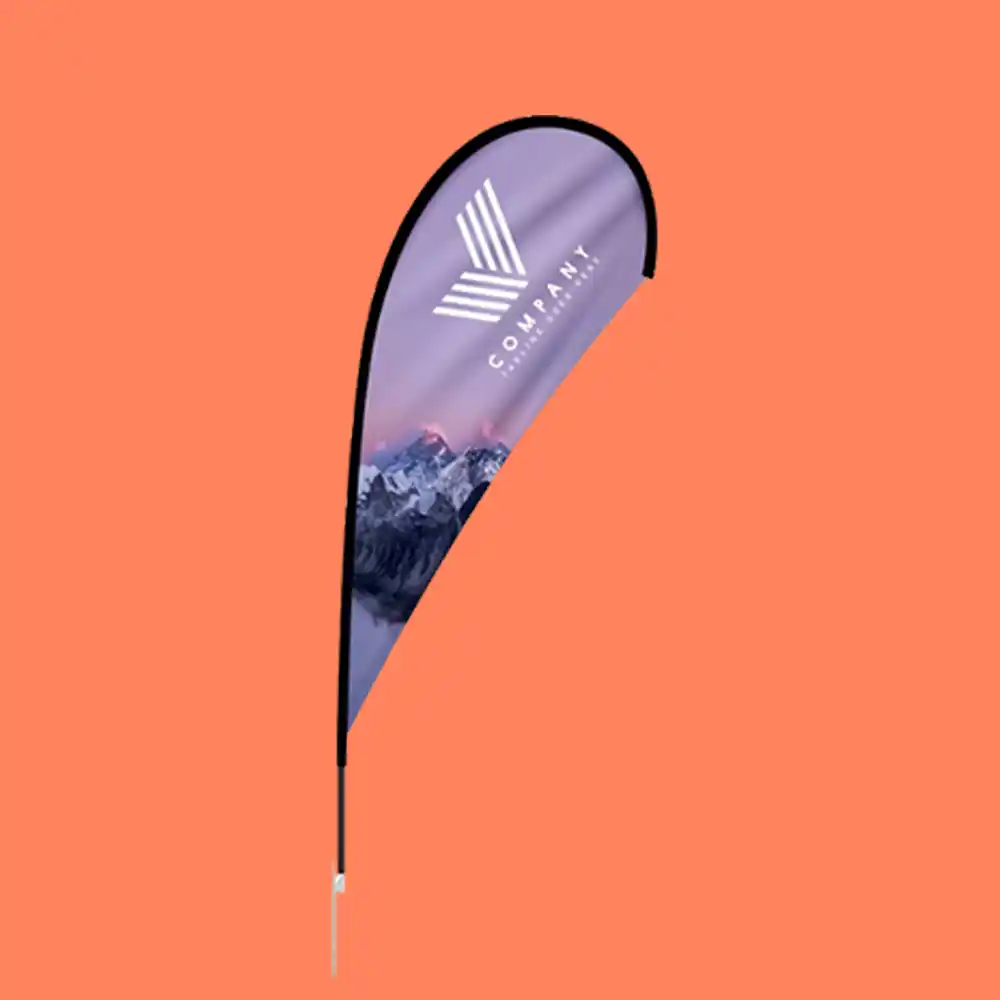 Custom Printed Teardrop Flags on High Quality Materials 1 Custom Printed Teardrop Flags on High Quality Materials 1