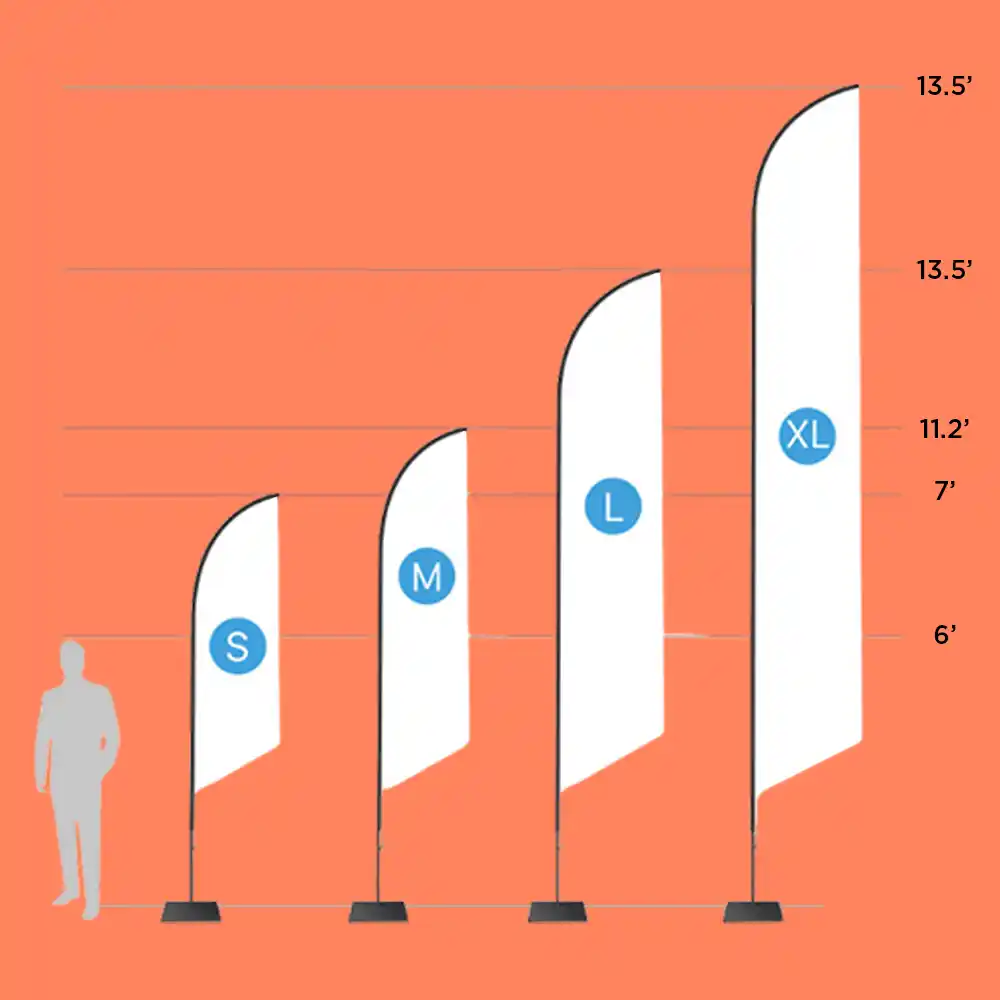 Custom Printed Teardrop Flags on High Quality Materials 3 Custom Printed Teardrop Flags on High Quality Materials 3