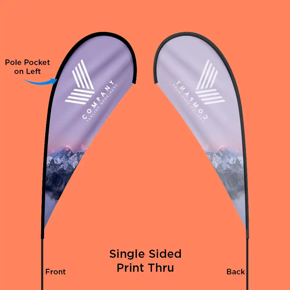 Custom Printed Teardrop Flags on High Quality Materials 4 Custom Printed Teardrop Flags on High Quality Materials 4