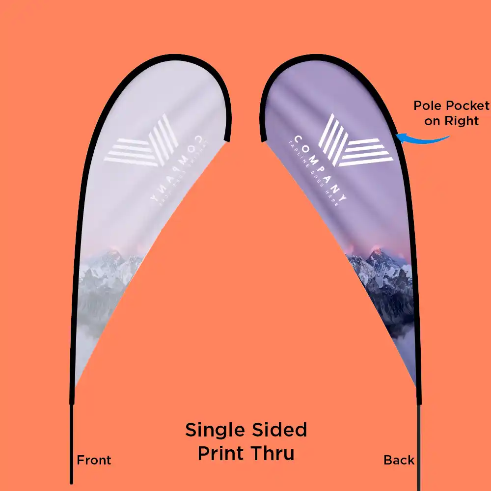 Custom Printed Teardrop Flags on High Quality Materials 5 Custom Printed Teardrop Flags on High Quality Materials 5