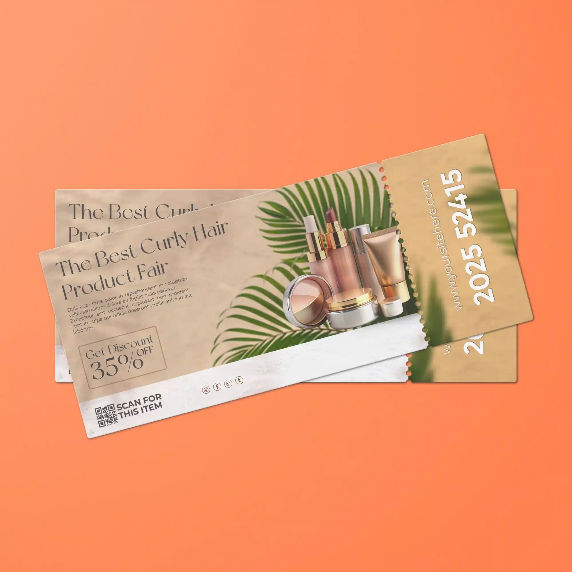 Custom Printed Tearoff Flyers on High Quality Materials 2 Custom Printed Tearoff Flyers on High Quality Materials 2