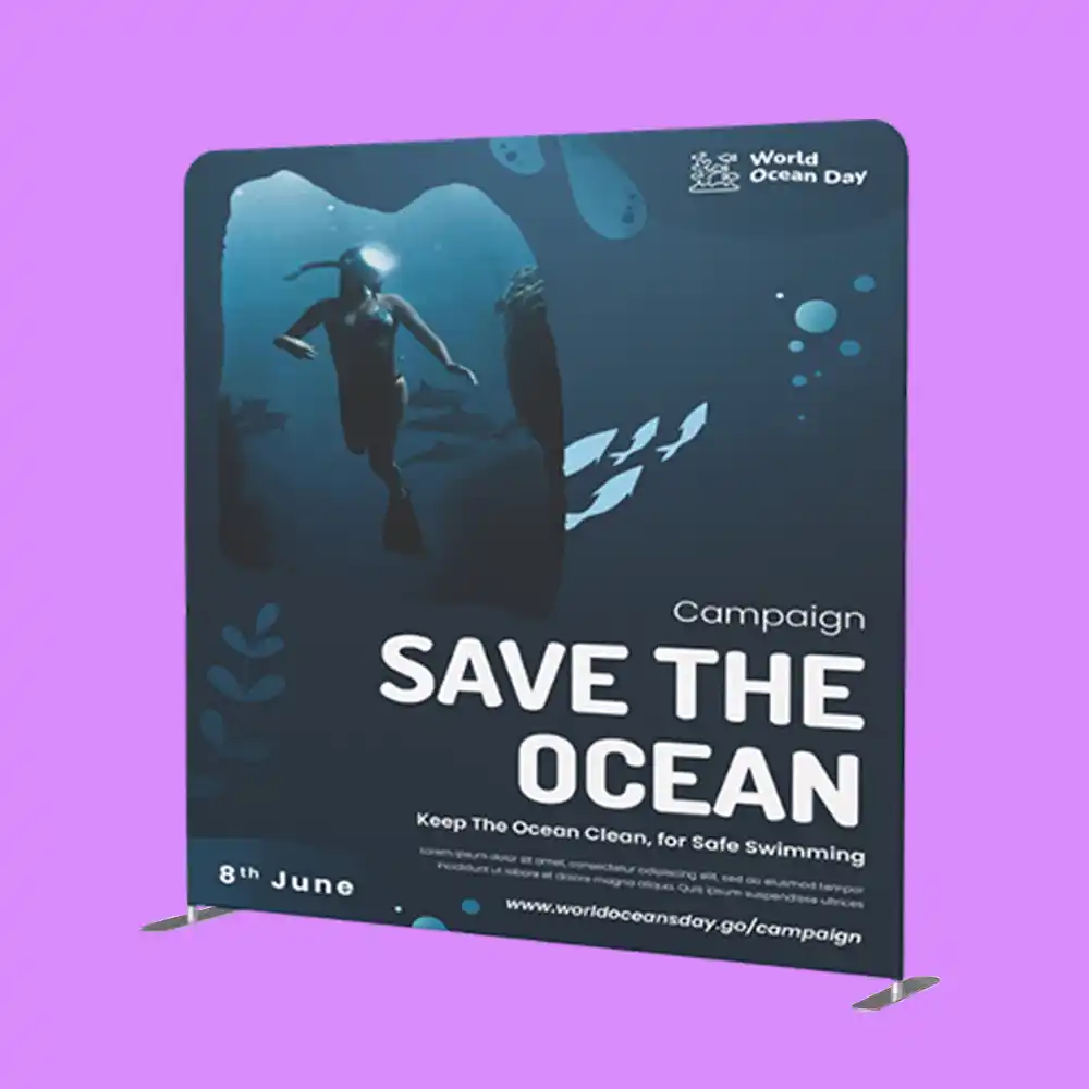 Custom Printed Tension Fabric Backdrops on High Quality Materials 3 Custom Printed Tension Fabric Backdrops on High Quality Materials 3