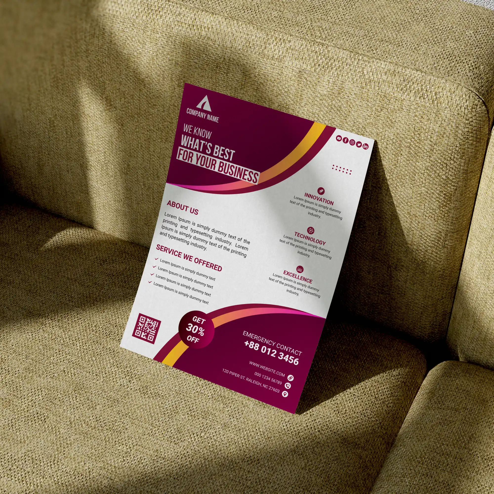 Custom Printed Velvet Flyers on High Quality Materials 2 Custom Printed Velvet Flyers on High Quality Materials 2