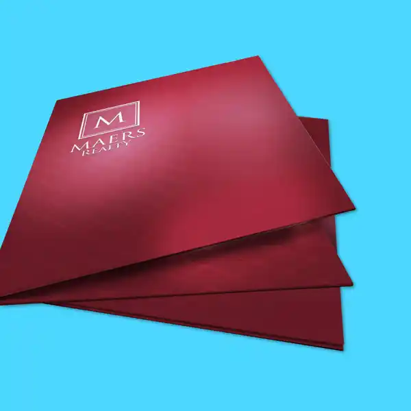 Custom Printed Velvet Presentation Folders on High Quality Materials 3 Custom Printed Velvet Presentation Folders on High Quality Materials 3