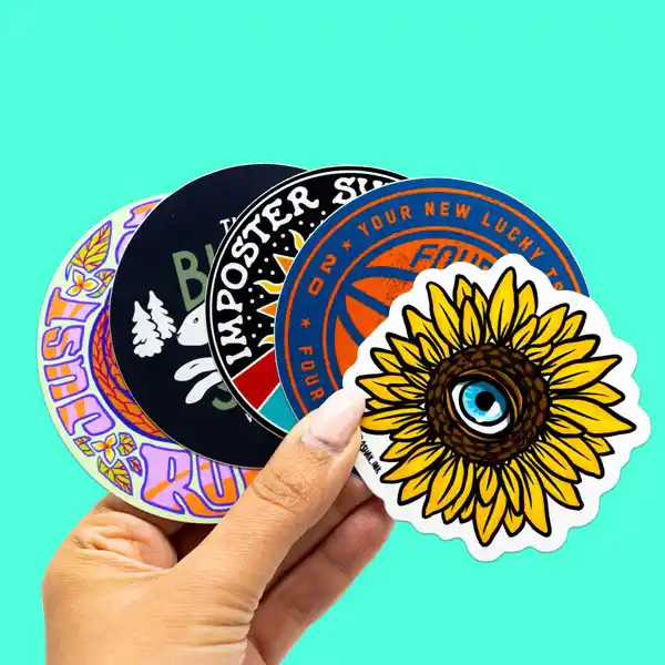 Custom Vinyl Stickers - Print Your Designs Today | HOTCARDS