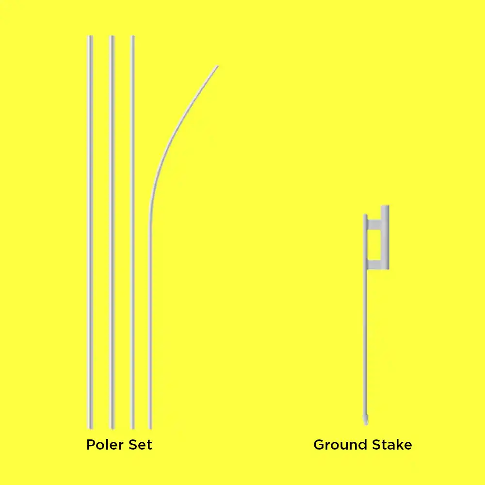 Custom Printed Economy Feather Flags on High Quality Materials 5 Custom Printed Economy Feather Flags on High Quality Materials 5