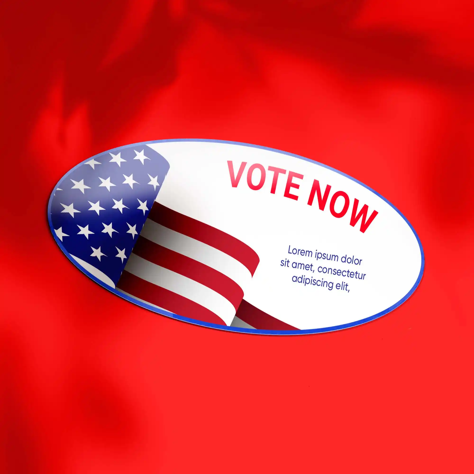 Custom Printed Campaign Oval Magnets on High Quality Materials 1 Custom Printed Campaign Oval Magnets on High Quality Materials 1